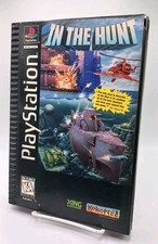 In the Hunt PS1 Longbox, box ONLY. DAMAGED. NO GAME.