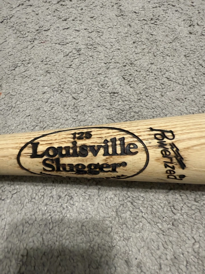 BATE DE BÉISBOL TOM GLAVINE NEW YORK METS JUEGO USADO EMITIDO GENUINO R205 CORTE LANZADOR Foto 3 de 4