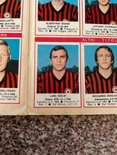 figurine GOLIN MILAN N.142 ALBUM FOOTBALLERS 1972-73 1973 EDIS EXCELLENT RECOVERED