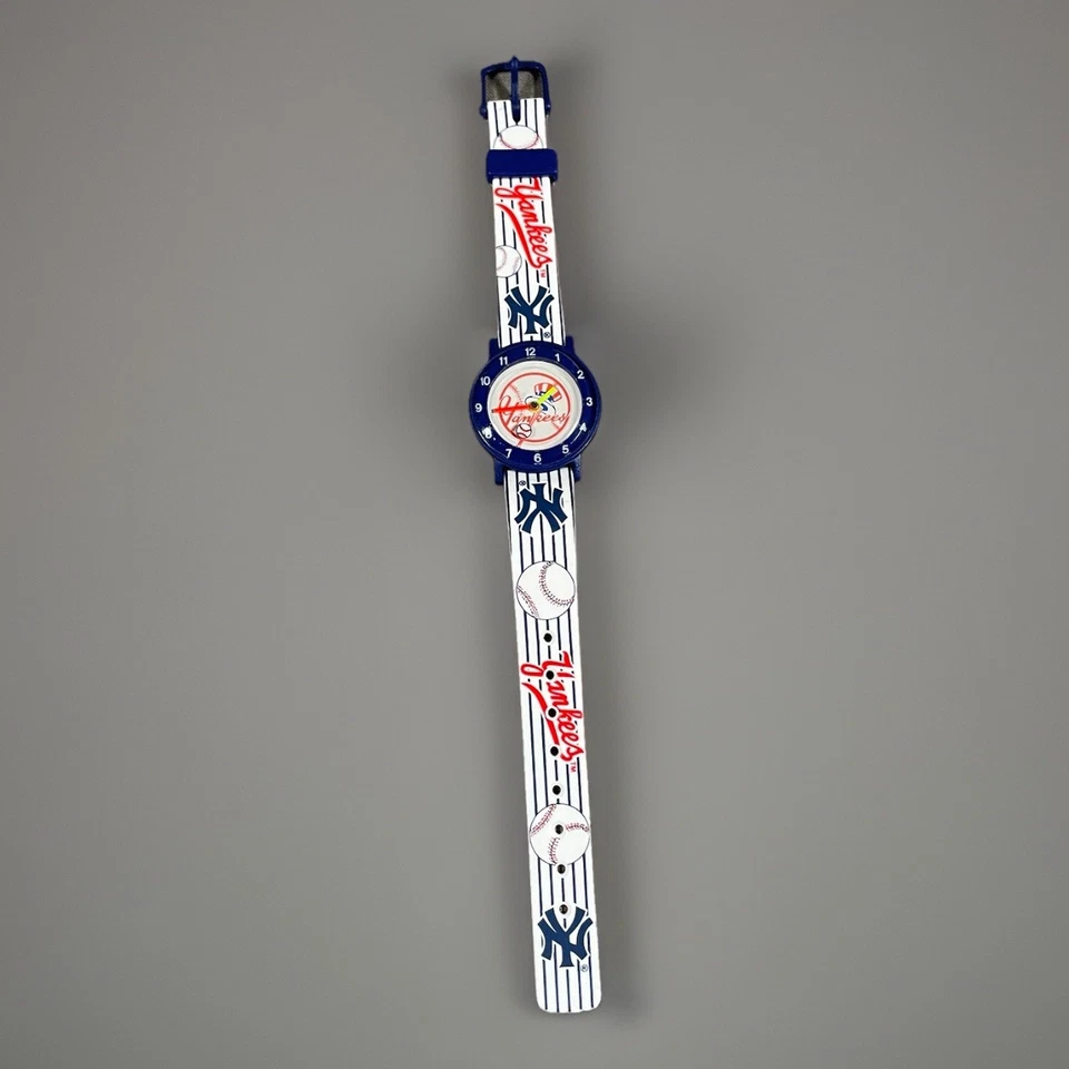 Vtg 1999 NY Yankees Kids Watch Sun Time NOS Funimals MLB 90s Baseball - Image 4 of 4