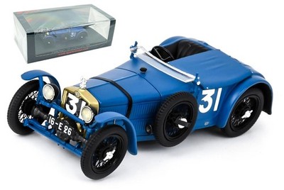Spark S8122 Tracta Gephi SCAP #31 16th Le Mans 1928 - Bourcier/Vasena 1/43 Scale