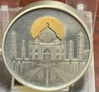 TD Mint Taj Mahal Lucky Rips  3oz .999 Silver / 1g .999 Gold round
