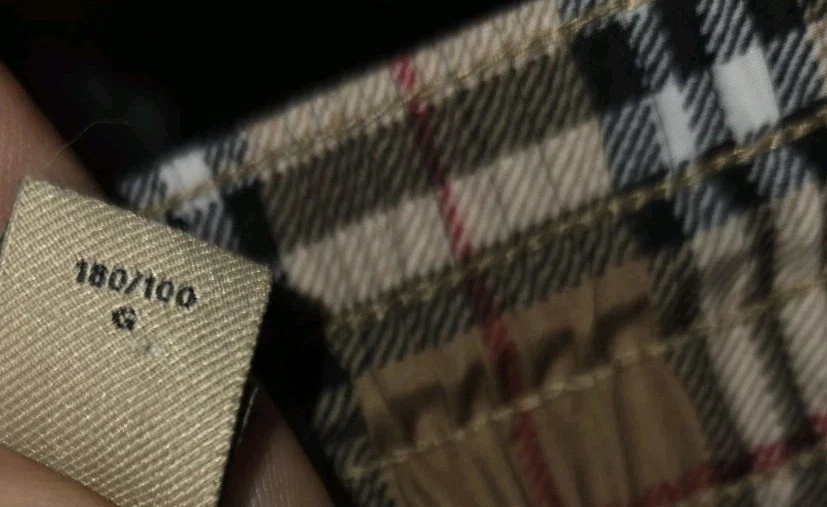 Burberry Men Guildes Check Swim Shorts Trunks Beige Camel Size Lg NWOTs - Image 4 of 4