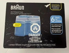 Braun 3 in1 Shaver Care SmartCare Center Refill Cartridges Alcohol Based 6 Pack