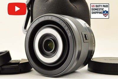 [Top Mint+++] Canon EF-M 28mm f/3.5 Macro IS  STM Macro Prime Lens Ship from US