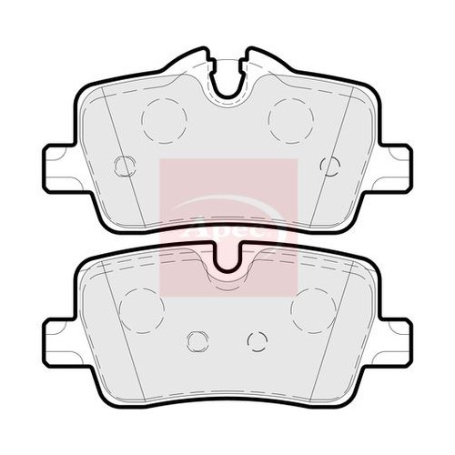 For BMW 4 Series Conv G23 G83 2020 on BRAKE PADS (REAR) (R90) PAD2298
