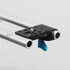 Mini QR Mounting Cheese Plate Rod Clamp fr 15mm Rail Rod Support DSLR Rig Camera