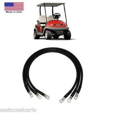 Club Car Precedent Golf Cart 12 volt Batteries  2 Gauge Battery Cable Kit 3 
