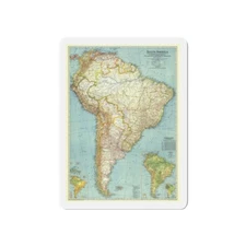 South America (1942) (Map) Refrigerator Magnet
