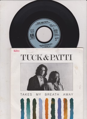 TUCK & PATTI - TAKES MY BREATH AWAY 7'' SINGLE ( near mint )