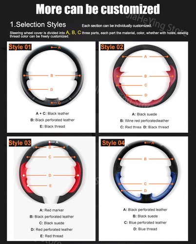 Hand Sewn Suede Carbon Steering Wheel Cover for Audi A1 A3 A4 A5 A6 A7 RS S6 S7 - Picture 12 of 12