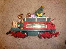 New Bright Holiday Express TREE TOP TENDER w/ METAL WHEELS gs train READ 387 384