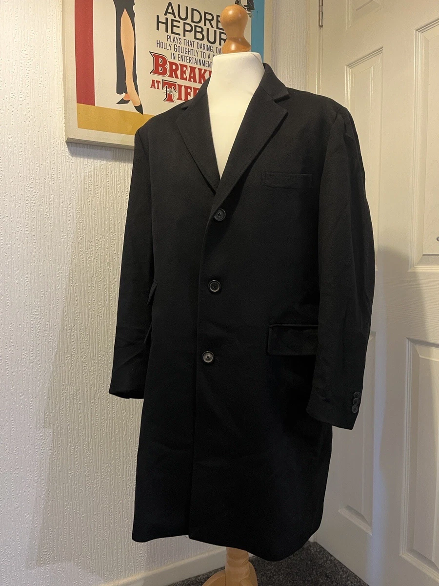 Men's 100 top percent cashmere overcoat
