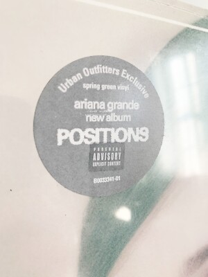 ARIANA GRANDE - POSITIONS Exclusive Spring Green LP, NEW