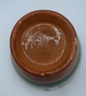PANAMA 4" Flower Frog Redware Pottery Hand Painted Yellow Green Black — photo 6