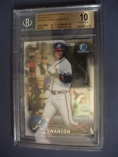 DANSBY SWANSON 2016 Bowman Chrome Prospects #50 BGS PRISTINE 10 Braves