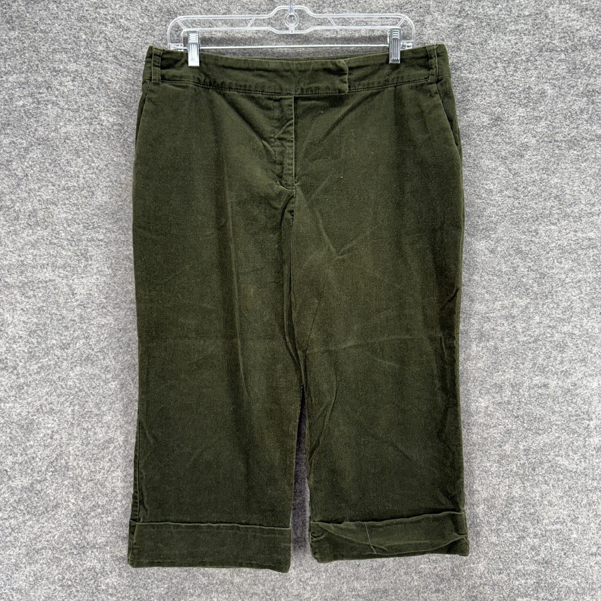 Pantalon CJ Banks 20W Vert Forêt - 100% Coton, Coupe Droite, Neuve Sans étiquettes