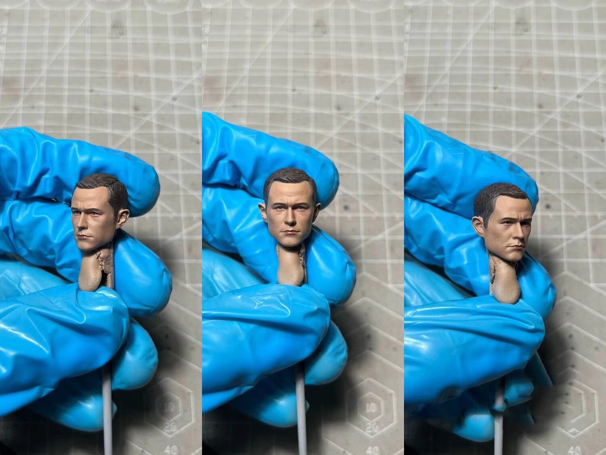 1/12 Painted Joseph Gordon-Levitt Robin Head Carved Fit For 6'' ML