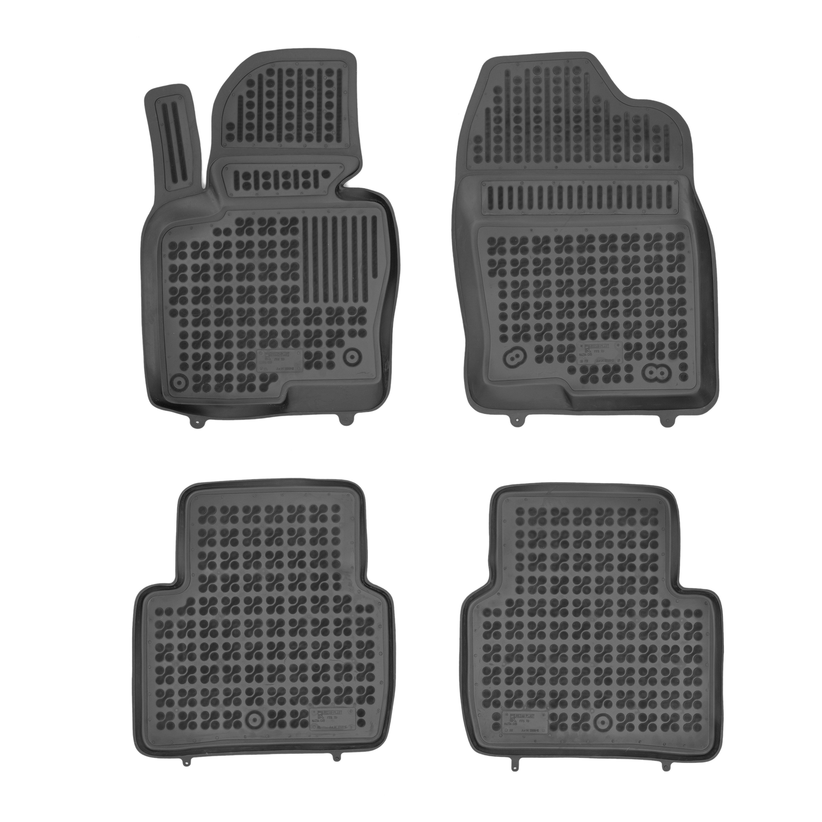 Tapis de sol en caoutchouc de qualité supérieure Rezaw-Plast pour Mazda CX-5 II