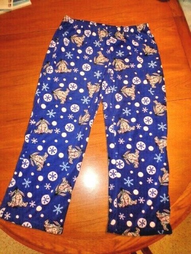 Eeyore Long Winter PJ Pants Snowflake 