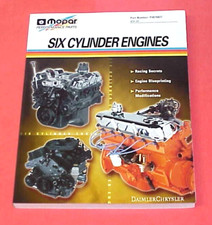 New Mopar Six Cylinder Engines Information Manual Booklet Sells For 30.00