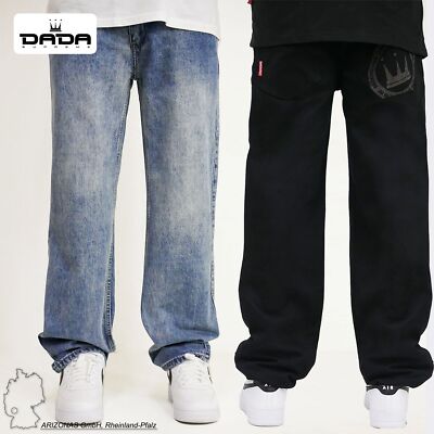 DADA SUPREME Baggy Denim Herren Loose Fit Jeans Coin Print Baggy