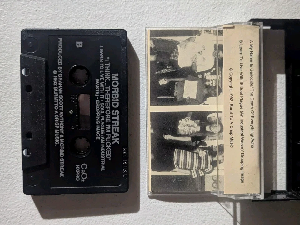 MORBID STREAK I Think Therefore I'm Fucked 1992 Demo Tape Thrash Metal Hardcore Foto 2 de 3