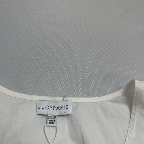 NWT Lucy Paris Kilala Contrast White Top Size XS New - Picture 12 of 12