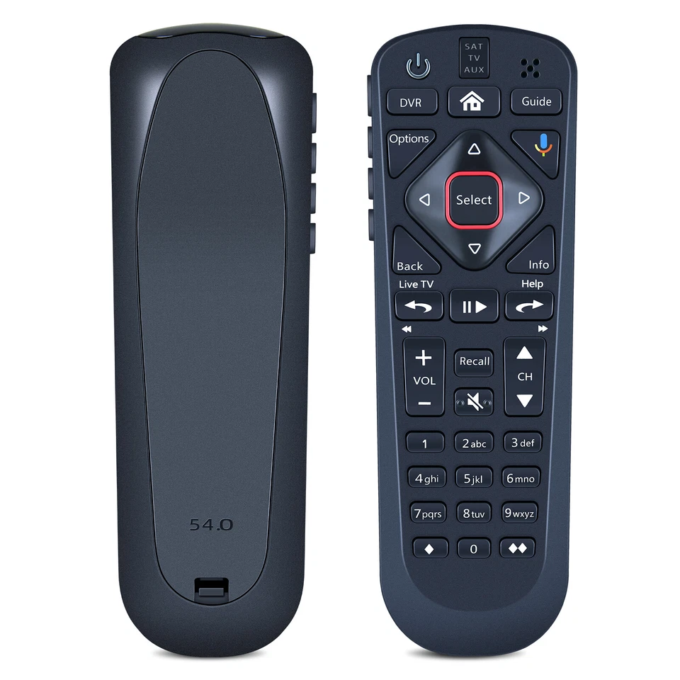 Voice Remote Control for Dish 54 Series Hopper Satellite Receiver 54.1 54.2 54.3 - Image 2 of 4
