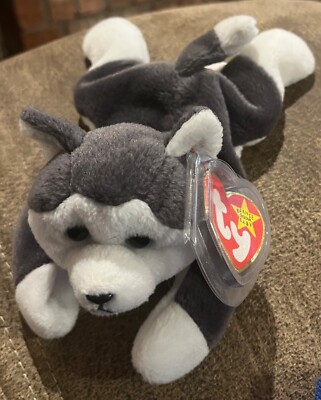 TY Beanie Baby - NANOOK the Husky (7.5 inch) - MWMTs Stuffed Animal Toy