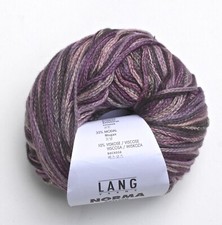 NEW 1 Yarn Cake Lang Yarns Norma Color Cotton...