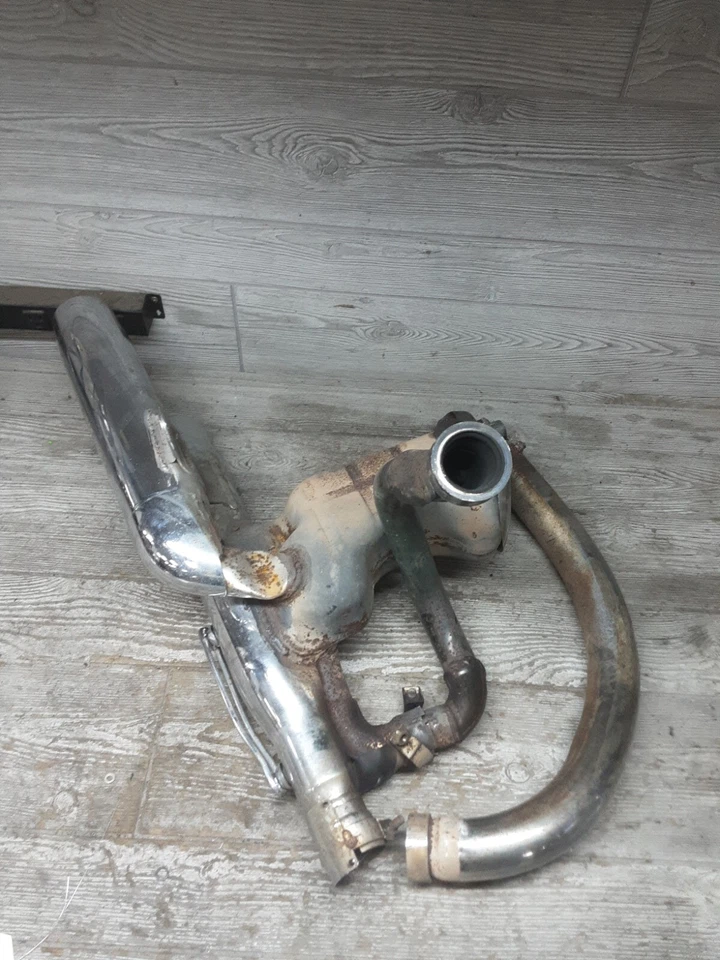 Yamaha Virago XV700 XV 700 1986 84-87 motor escape cabezal silenciador Foto 2 de 4