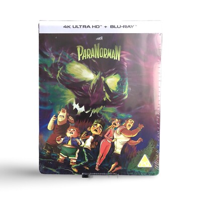 PARANORMAN 4K UHD + Blu-ray Steelbook Limited Edition Brand New Sealed