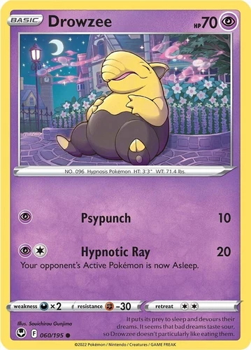 Drowzee 060/195 Swsh12: Sword & Shield - Silver Tempest