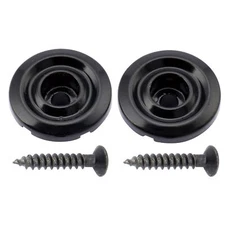 Musiclily 2Pcs Black Round Bass String Guide Tree Retainer For Fender PB JB