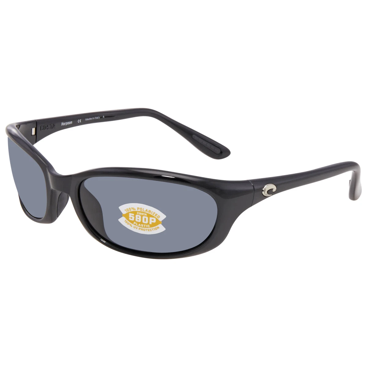 Costa Del Mar HARPOON Grey Polarized Polycarbonate Rectangular