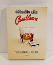 Casablanca - DVD - Iconic Moments Slipcover Movie Quote Bogart Bergman 1942 NEW