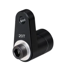 RC 20T SERVO SAVER Aluminum Steering SERVO HORN For 1/14 1/16 1/18 Arrma  -BLACK