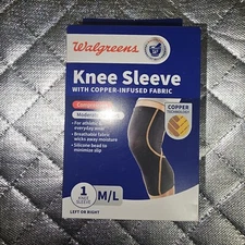 New in Box Compression Knee Sleeve Copper Infused M/L size