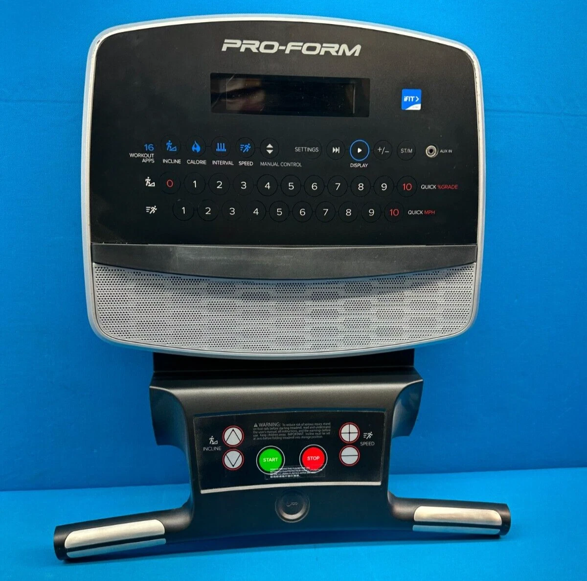 Proform console online not working
