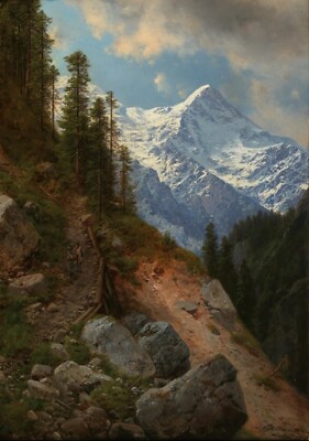 Fine Art Print: Karl Millner, Aiguille du Goûter in the French Alps