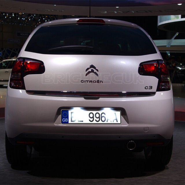 citroen c4 grand picasso number plate bulb