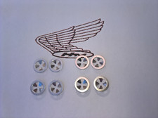 Honda CB750 K1, K2 SOHC, Side panels badge emblem nut clips. x8 pack