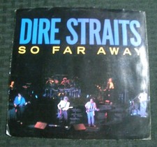 1985 Dire Straits So Far Away 7" Single 45 EX/VG- Warner Bros. - 7-28789