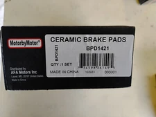 MotorbyMotor BPD1421 Disc Pads and Brake Shoes - Disc Brake Pad Set, Front (GRB)