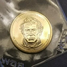 Uncirculated Zachary Taylor $1 Presidential Dollar Coin