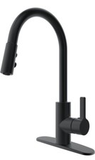 Runfine Sydney Kitchen Faucet Single Handle Pull Down Sprayer In Matte Black