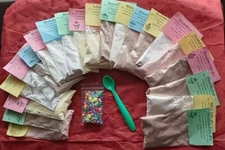 Easy Bake Oven, 20 Mixes, Refills (Cakes, Frostings Muffins, Sprinkles) + Spoon