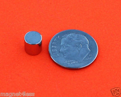 APPLIED MAGNETS (100) Grade N42 1/4x1/4 Inch Rare Earth Neodymium Craft and Bottle Cap Magnet