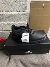 adidas S2G SL Leather Golf Shoes Black Size UK9.5 Medium FW6330